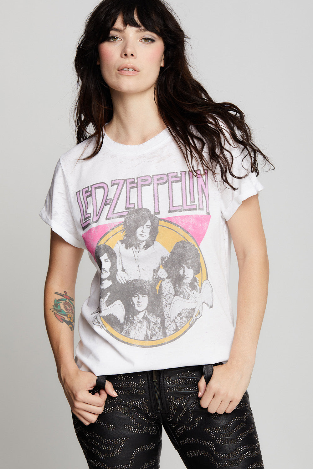 Led Zeppelin Band Members Vintage Graphic Tee