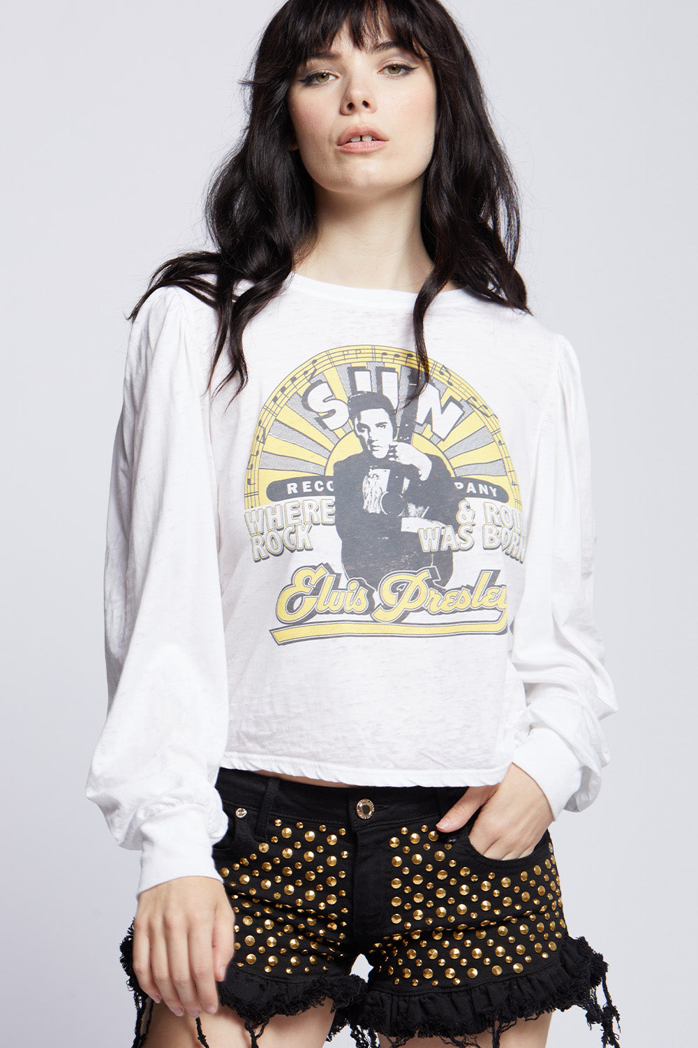Sun Records X Elvis Presley Puff Sleeve