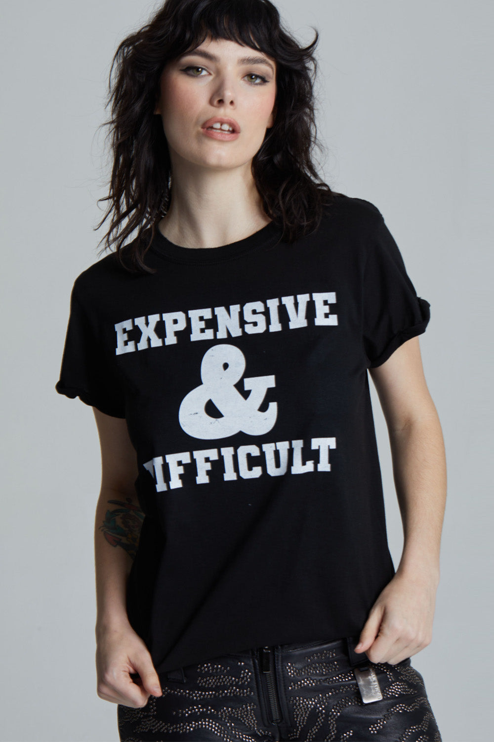 Women's Expensive & Difficult T-shirt in Black