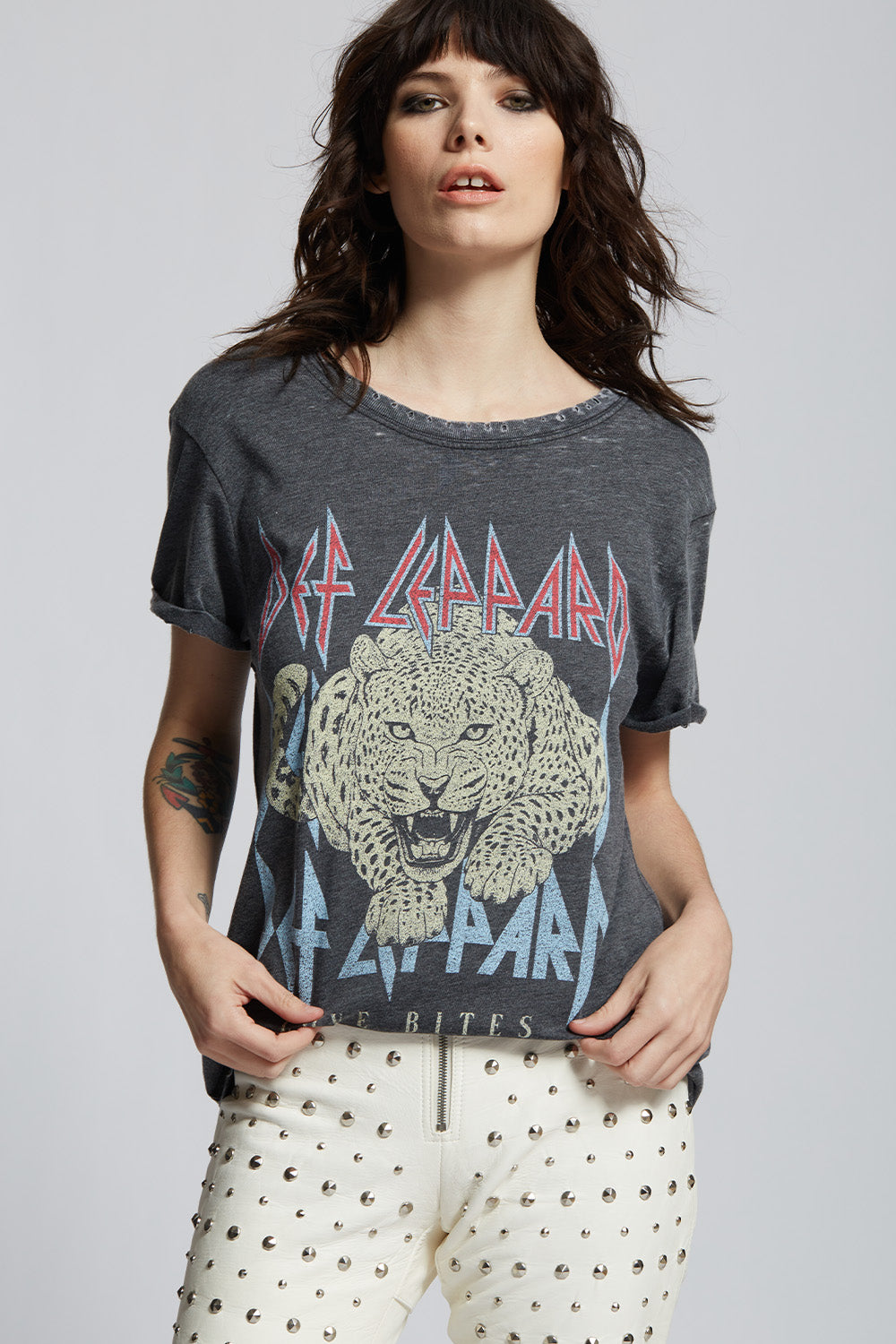 Def Leppard Love Bites Burnout Tee