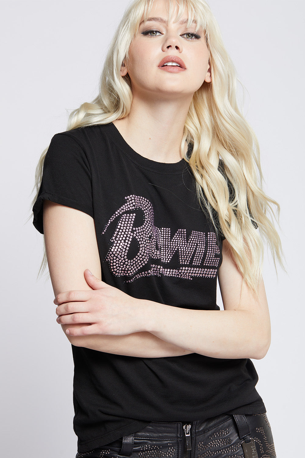 Bowie Pink Crystal Tee