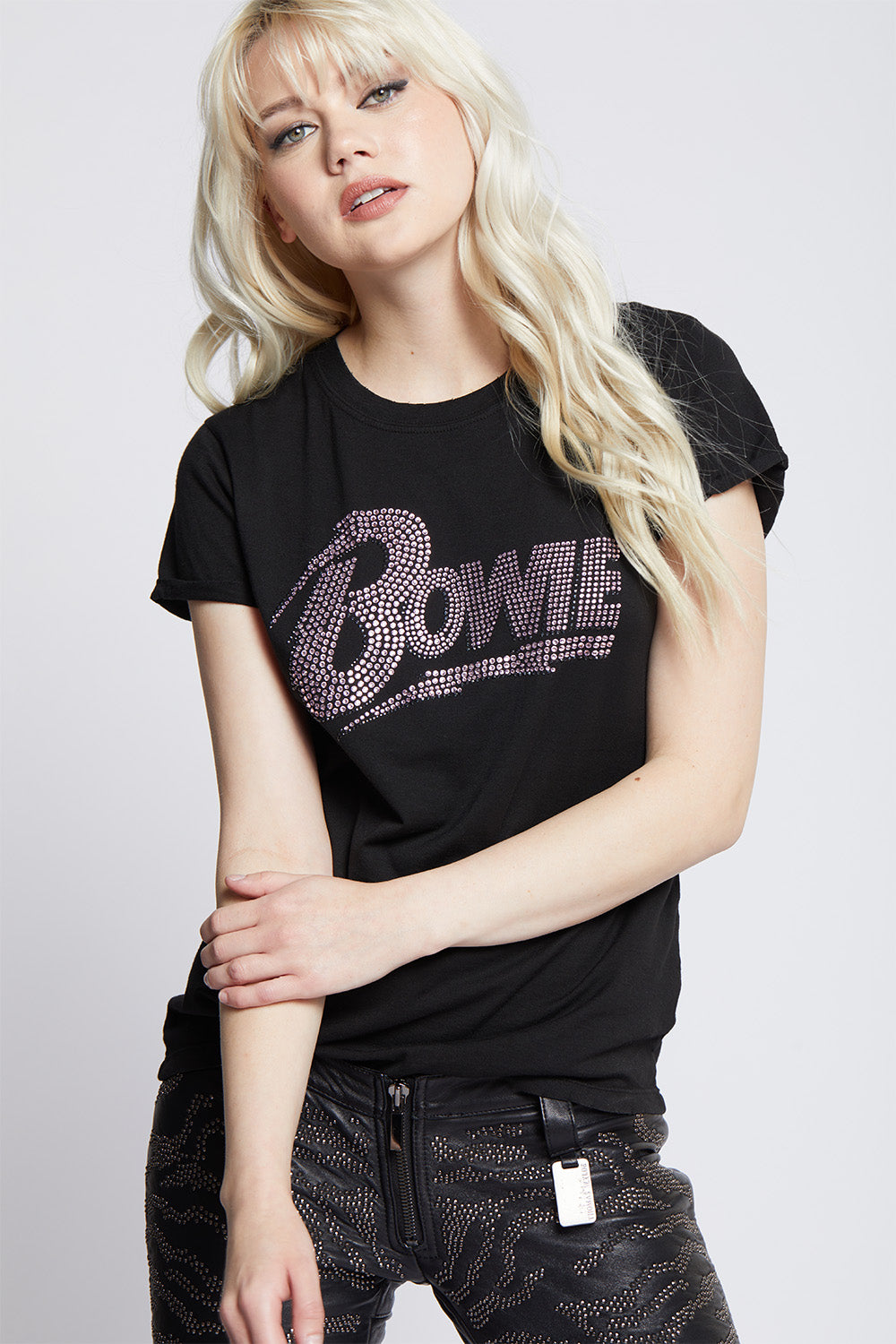 Bowie Pink Crystal Tee