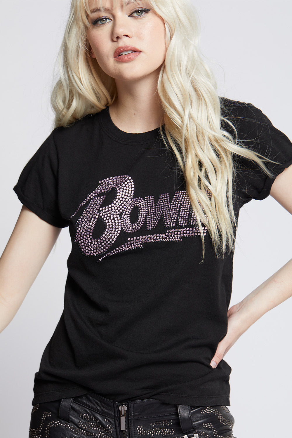 Bowie Pink Crystal Tee