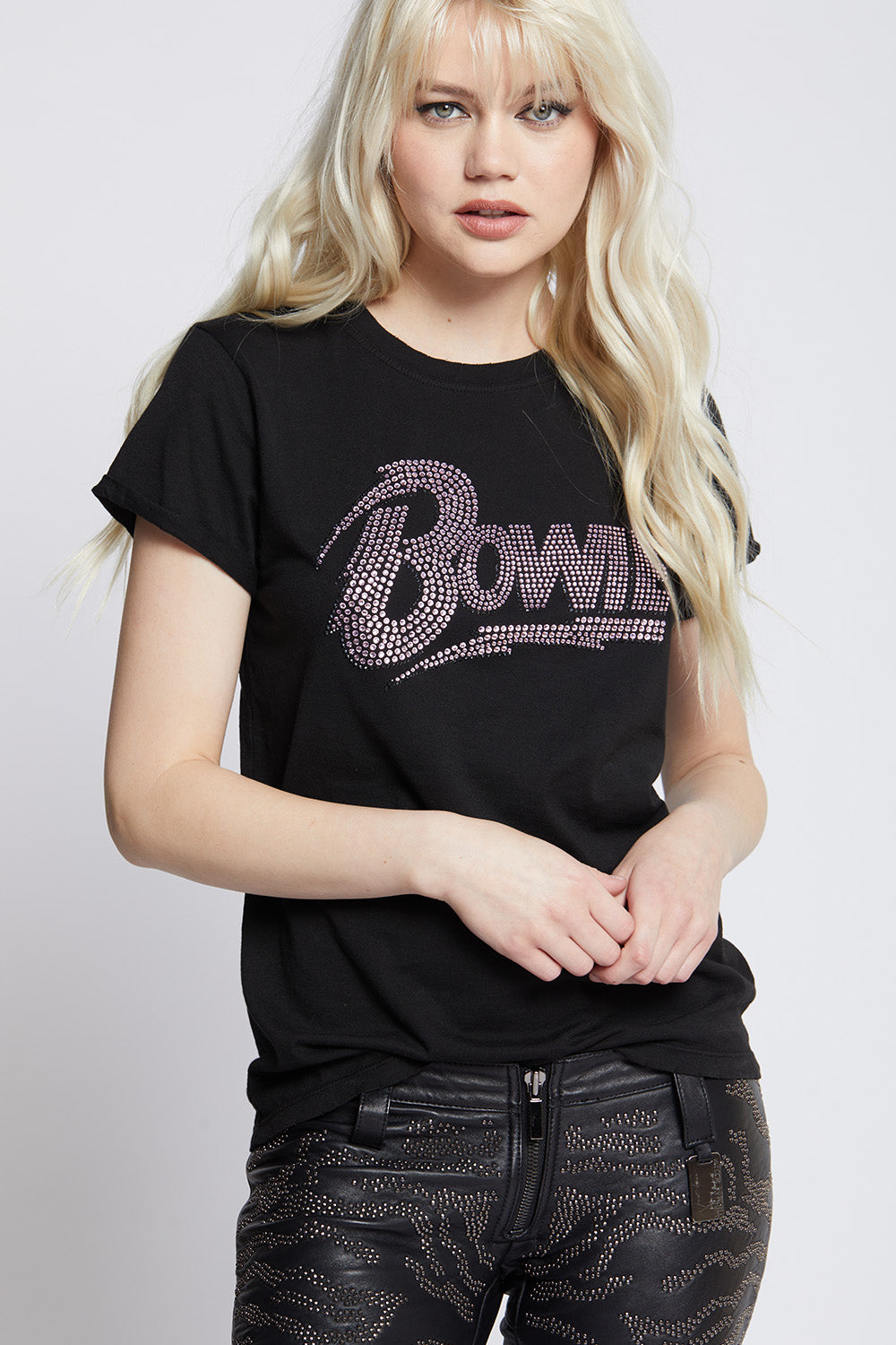 Bowie Pink Crystal Tee