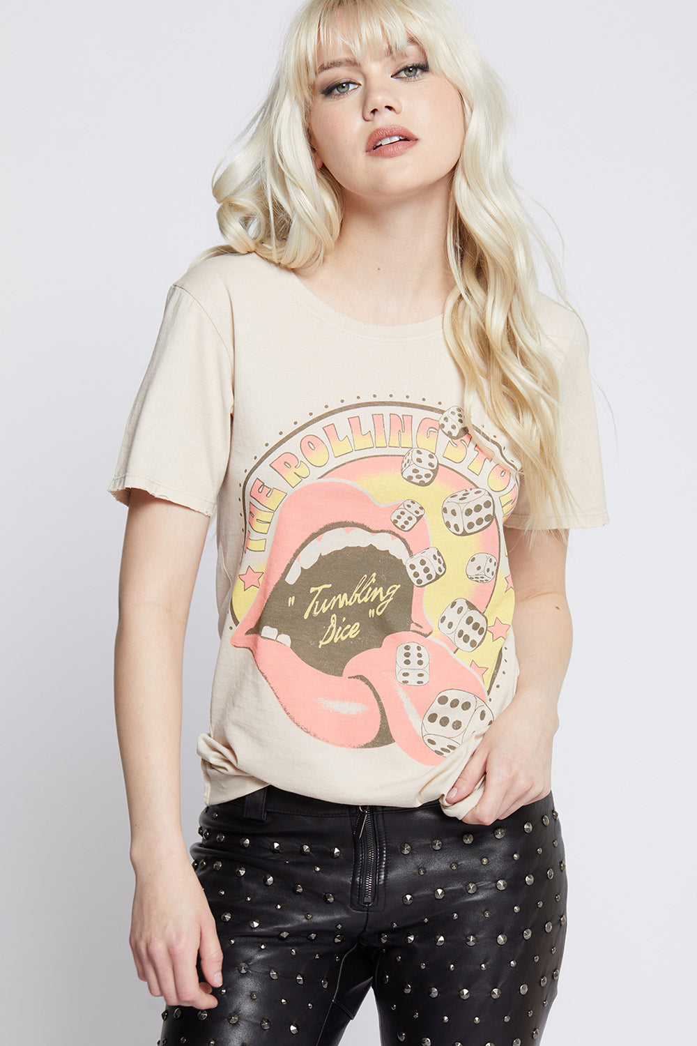 The Rolling Stones Tumbling Dice Vintage Boyfriend Tee