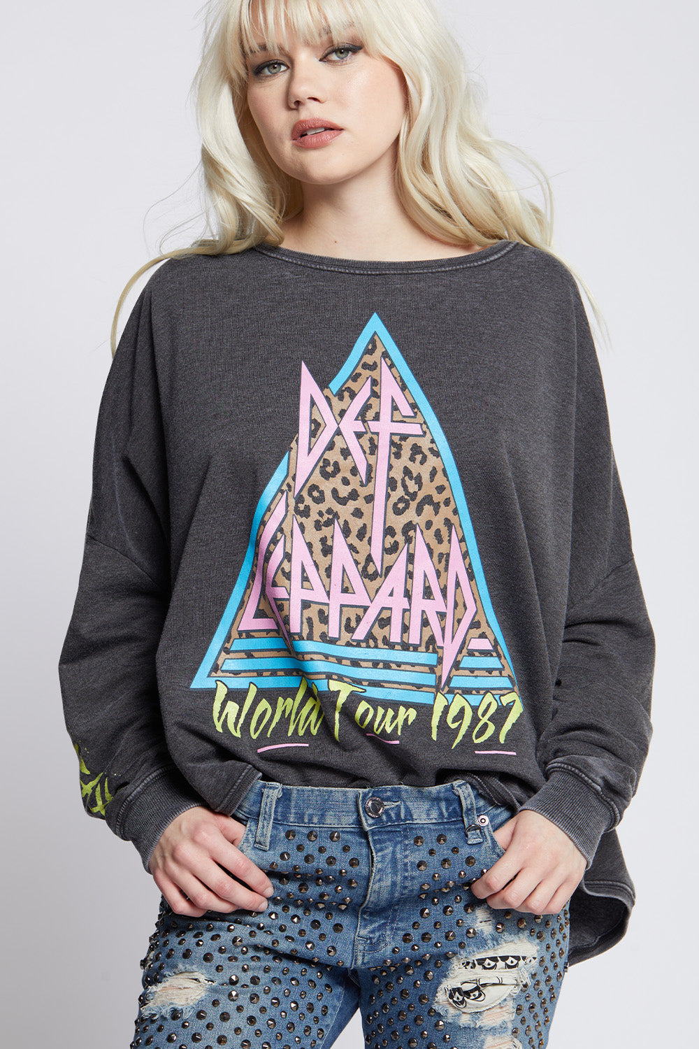 Def Leppard Hysteria Vintage One Size Sweatshirt