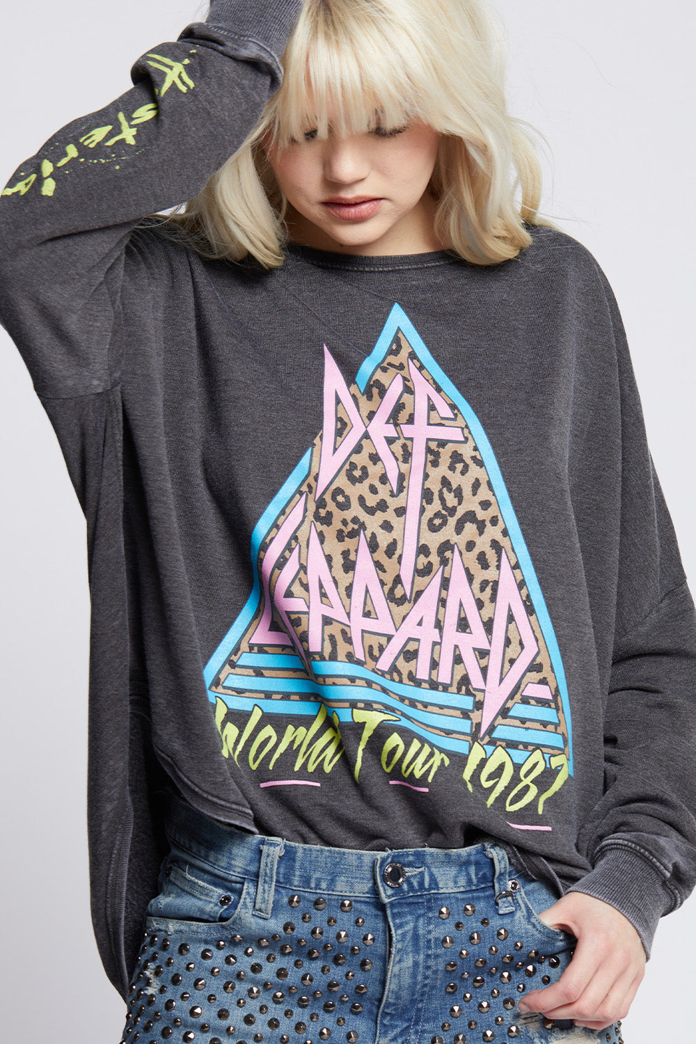 Def Leppard Hysteria Vintage One Size Sweatshirt