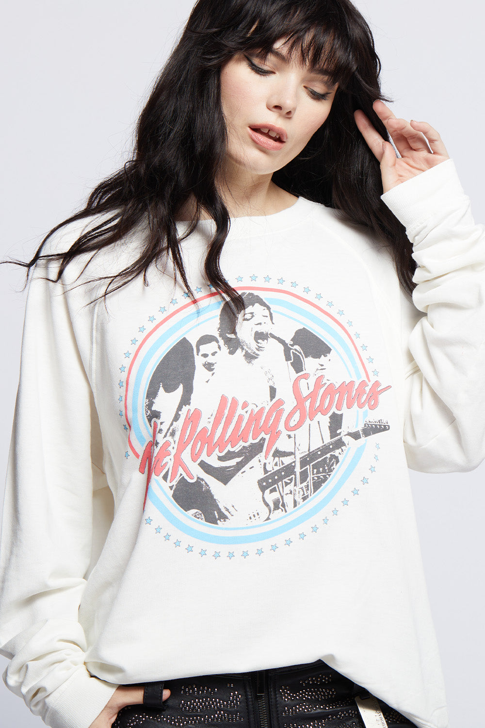 The Rolling Stones Vintage Oversized Concert Sweatshirt