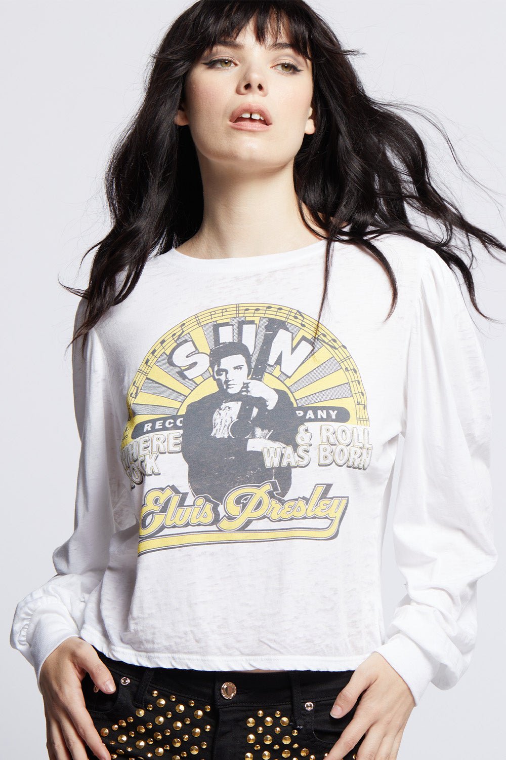 Sun Records X Elvis Presley Puff Sleeve
