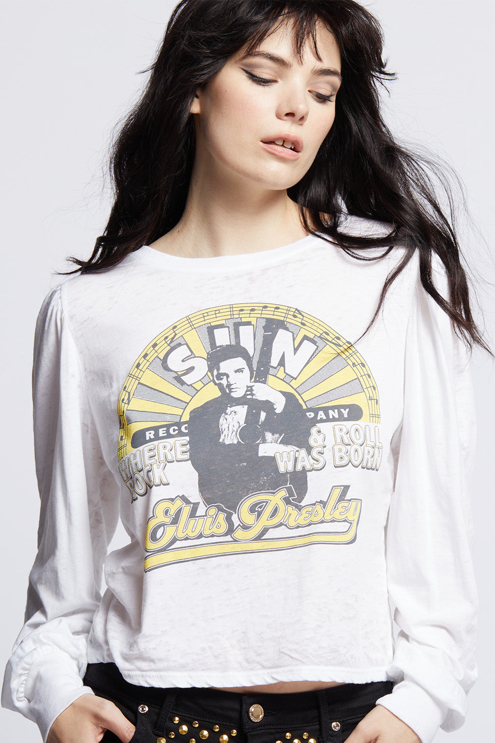 Sun Records X Elvis Presley Puff Sleeve