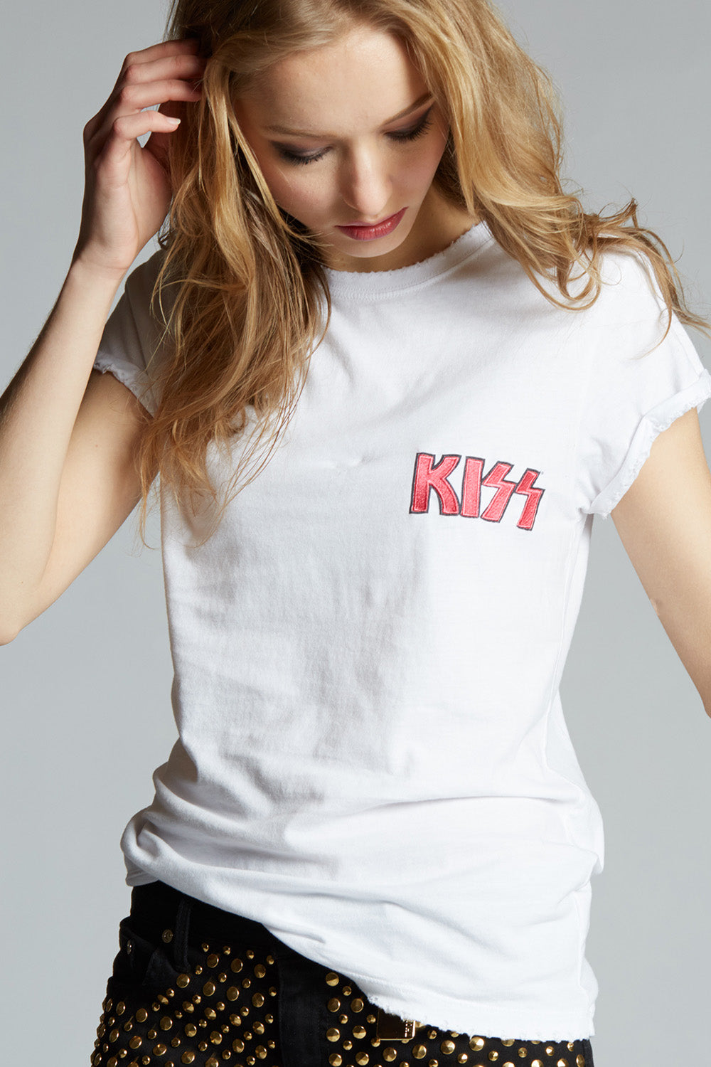 (ARCHIVE) KISS Embroidery Tee