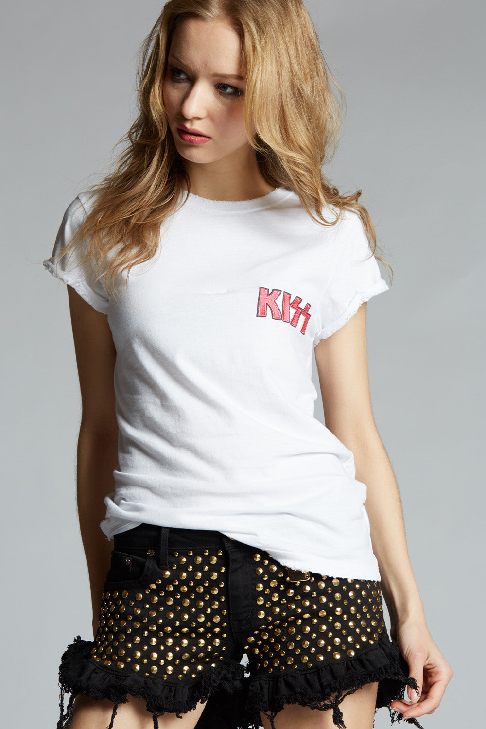 (ARCHIVE) KISS Embroidery Tee