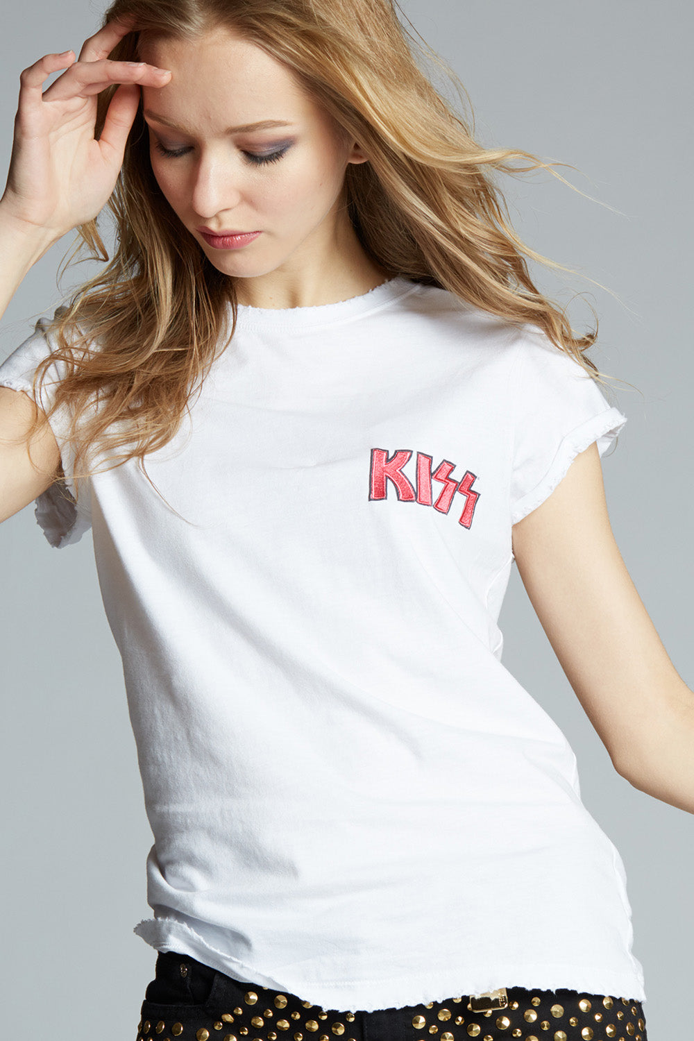 (ARCHIVE) KISS Embroidery Tee