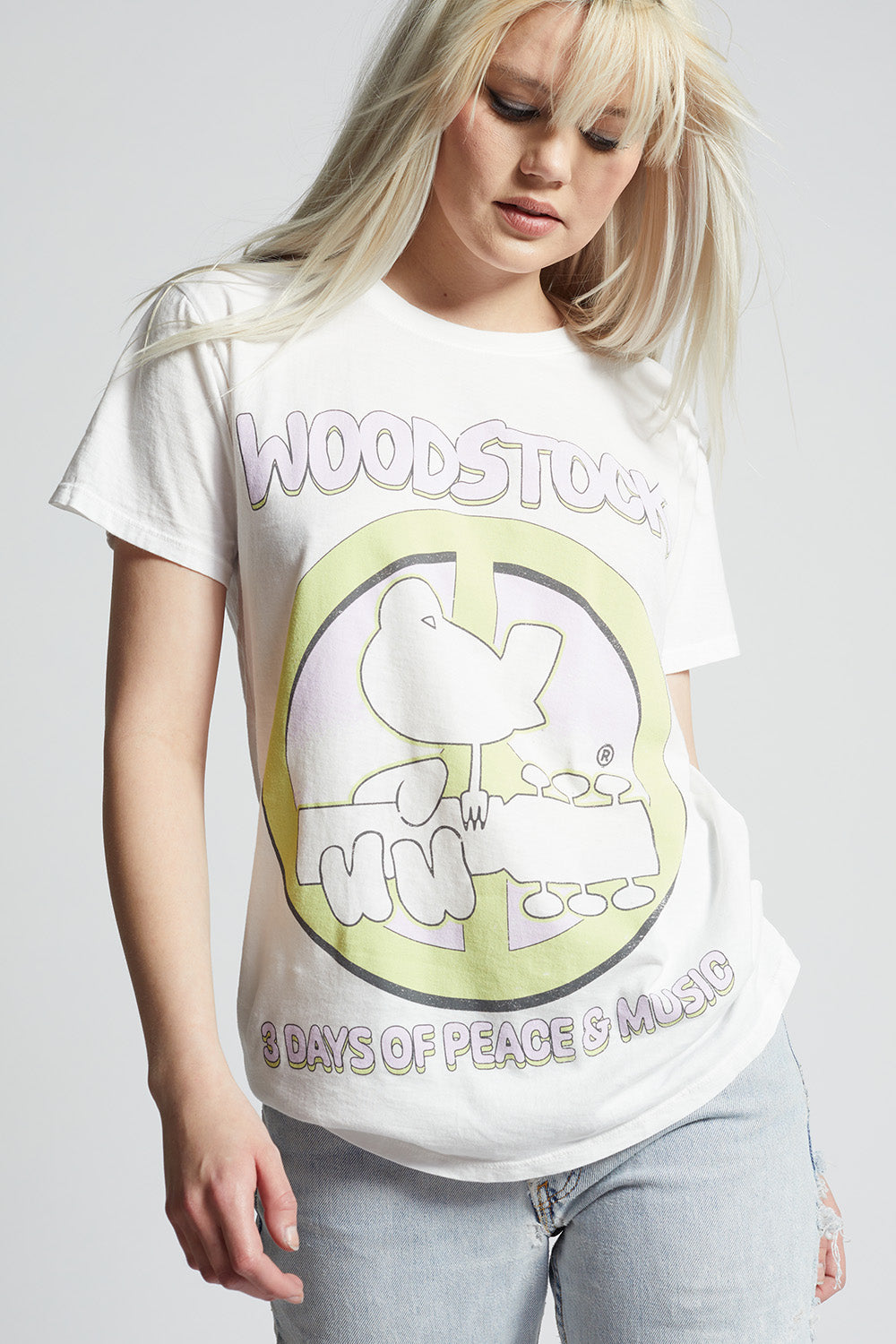 Woodstock Peace & Music Unisex Tee