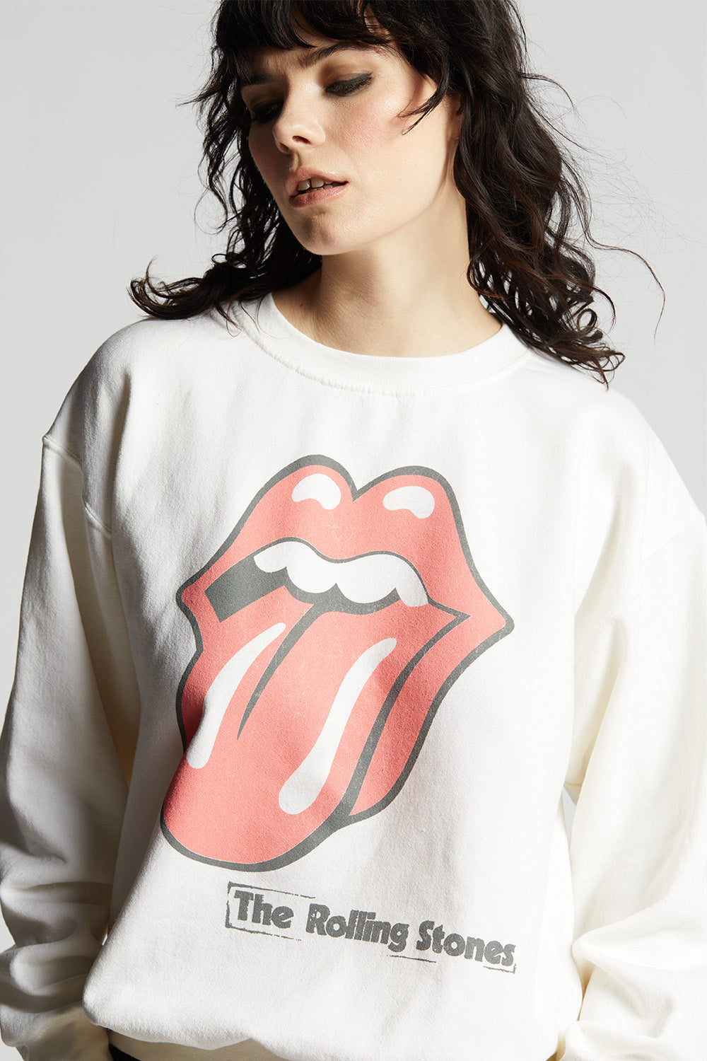 The Rolling Stones Band Logo Slim Fit Sweatshirt