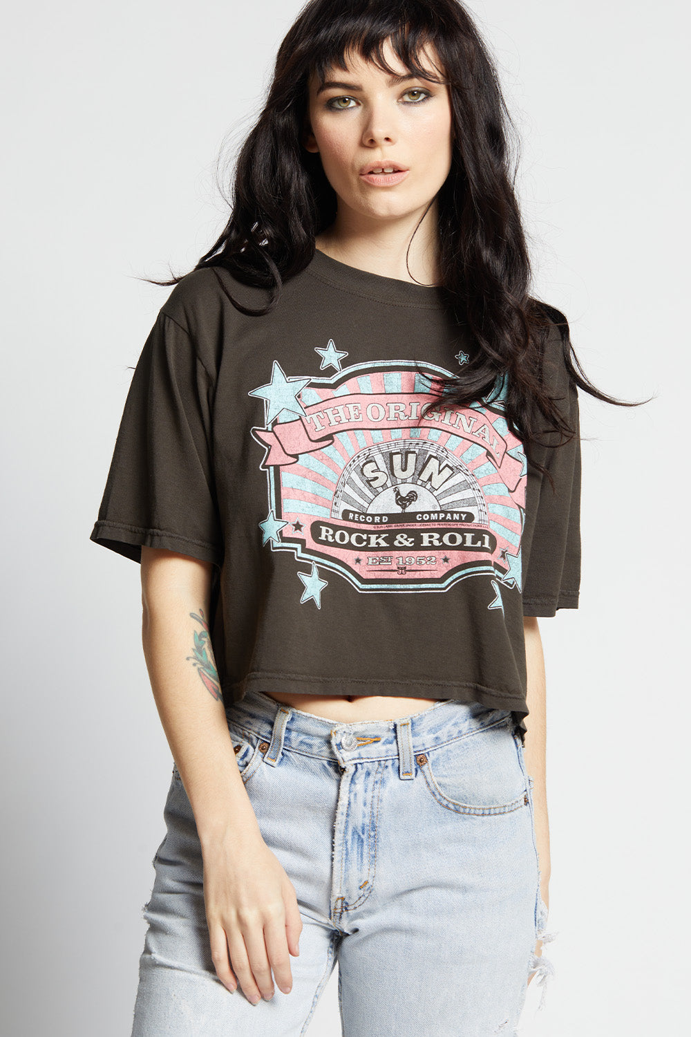 Sun Records The Original Rock & Roll Crop Tee