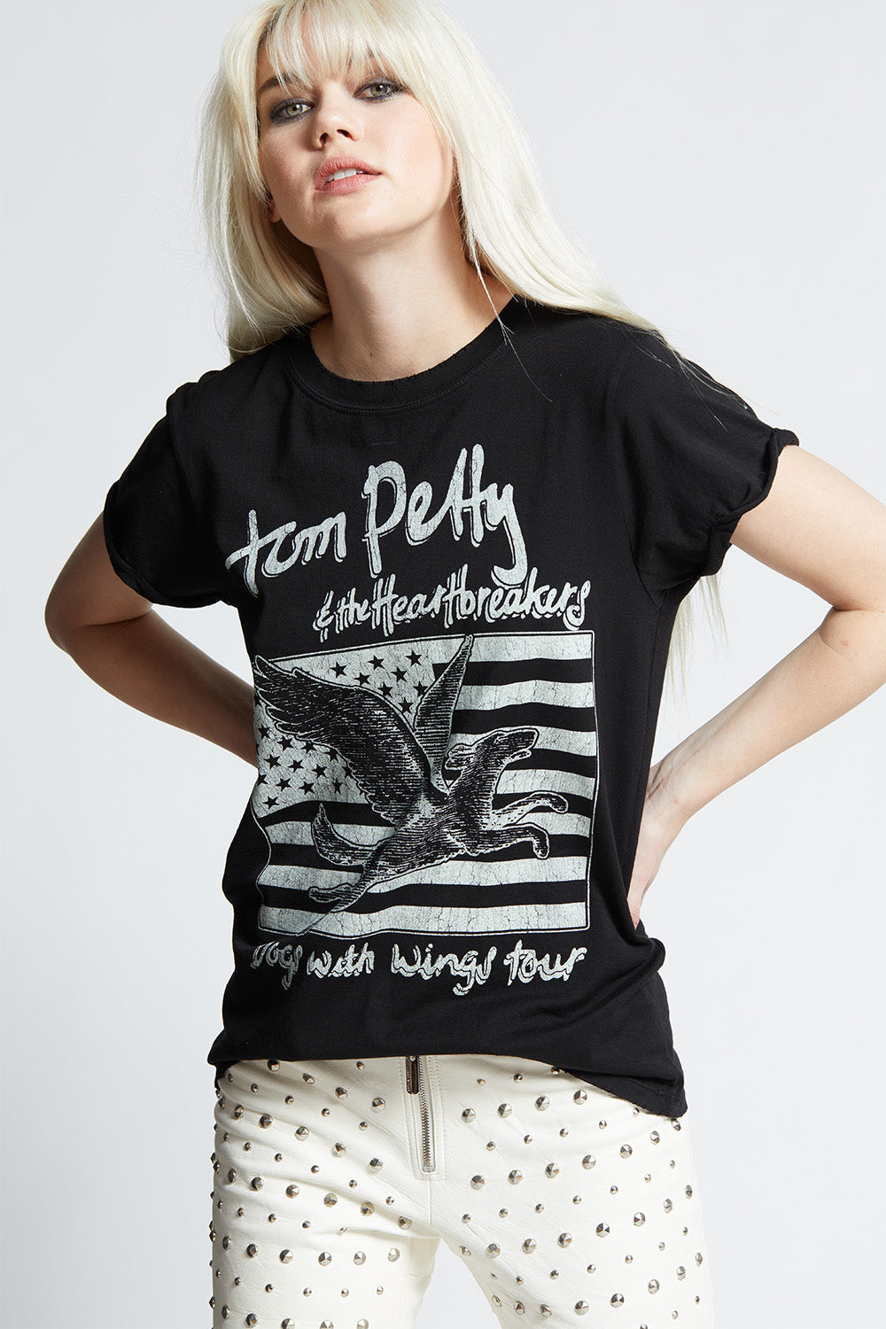 Tom Petty Dogs With Wings Tour Vintage Graphic Tee