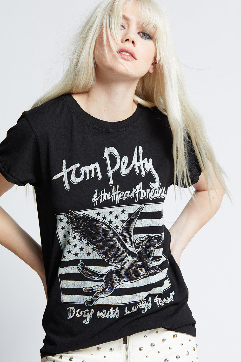 Tom Petty Dogs With Wings Tour Vintage Graphic Tee