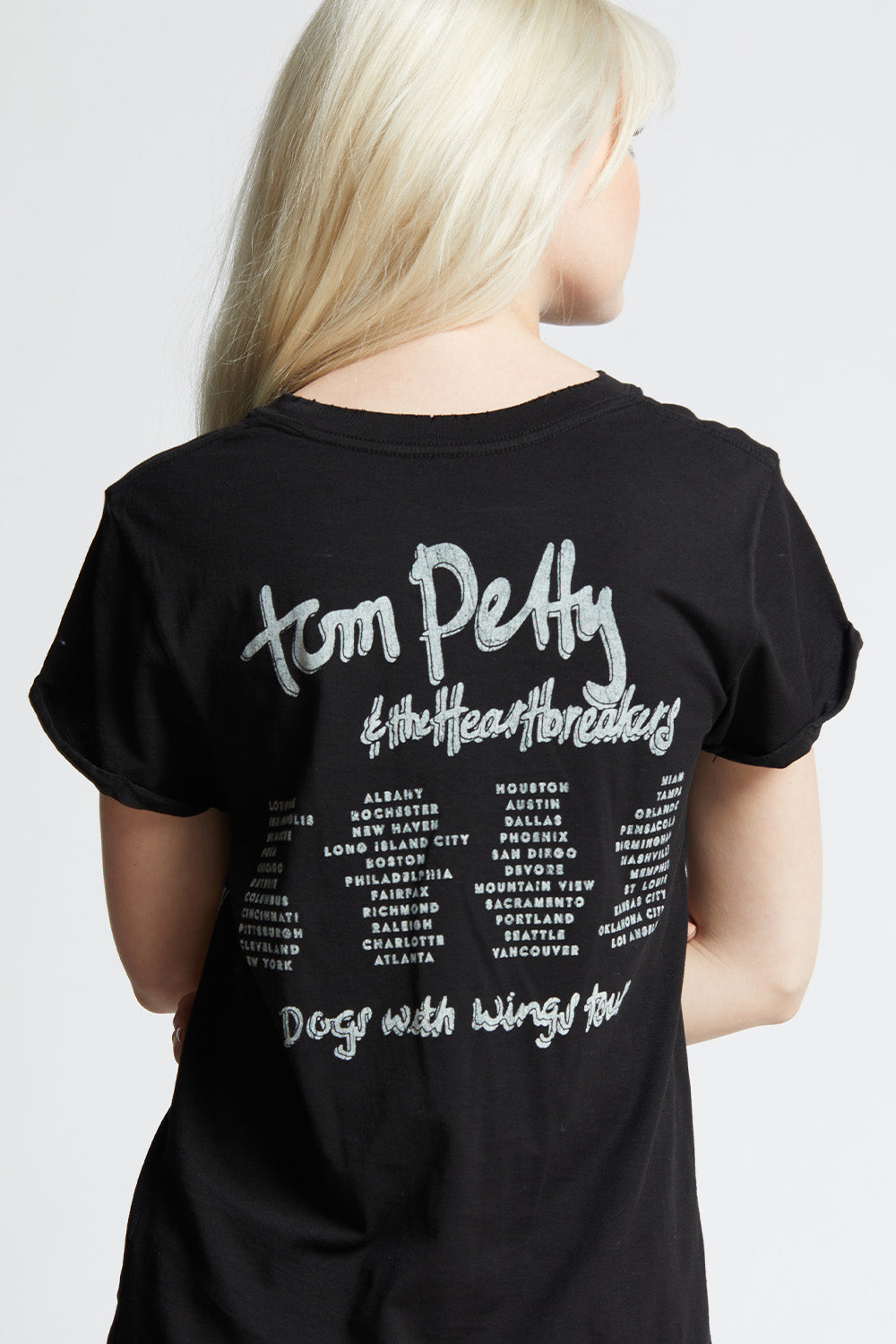Tom Petty Dogs With Wings Tour Vintage Graphic Tee