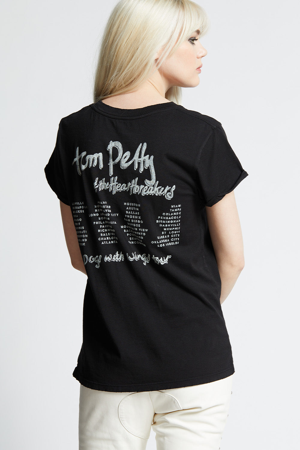 Tom Petty Dogs With Wings Tour Vintage Graphic Tee