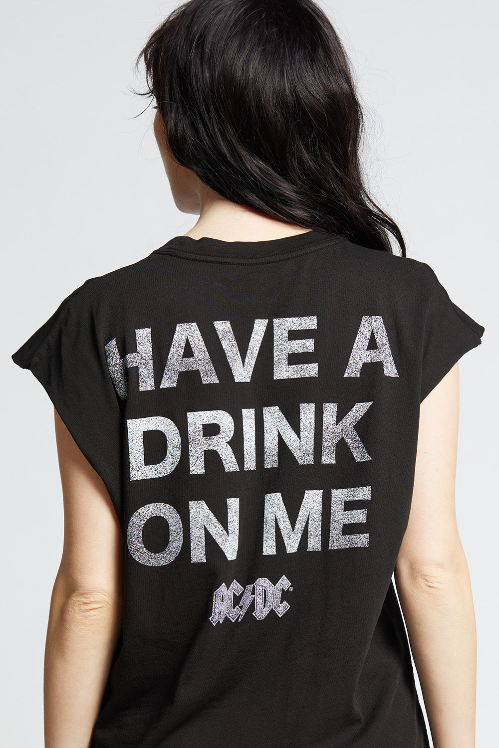 AC/DC Drink On Me Cut Sleeve Tee