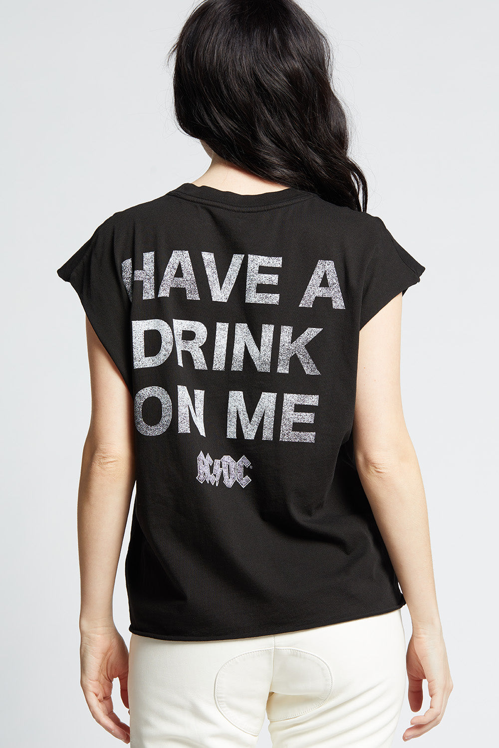 AC/DC Drink On Me Cut Sleeve Tee