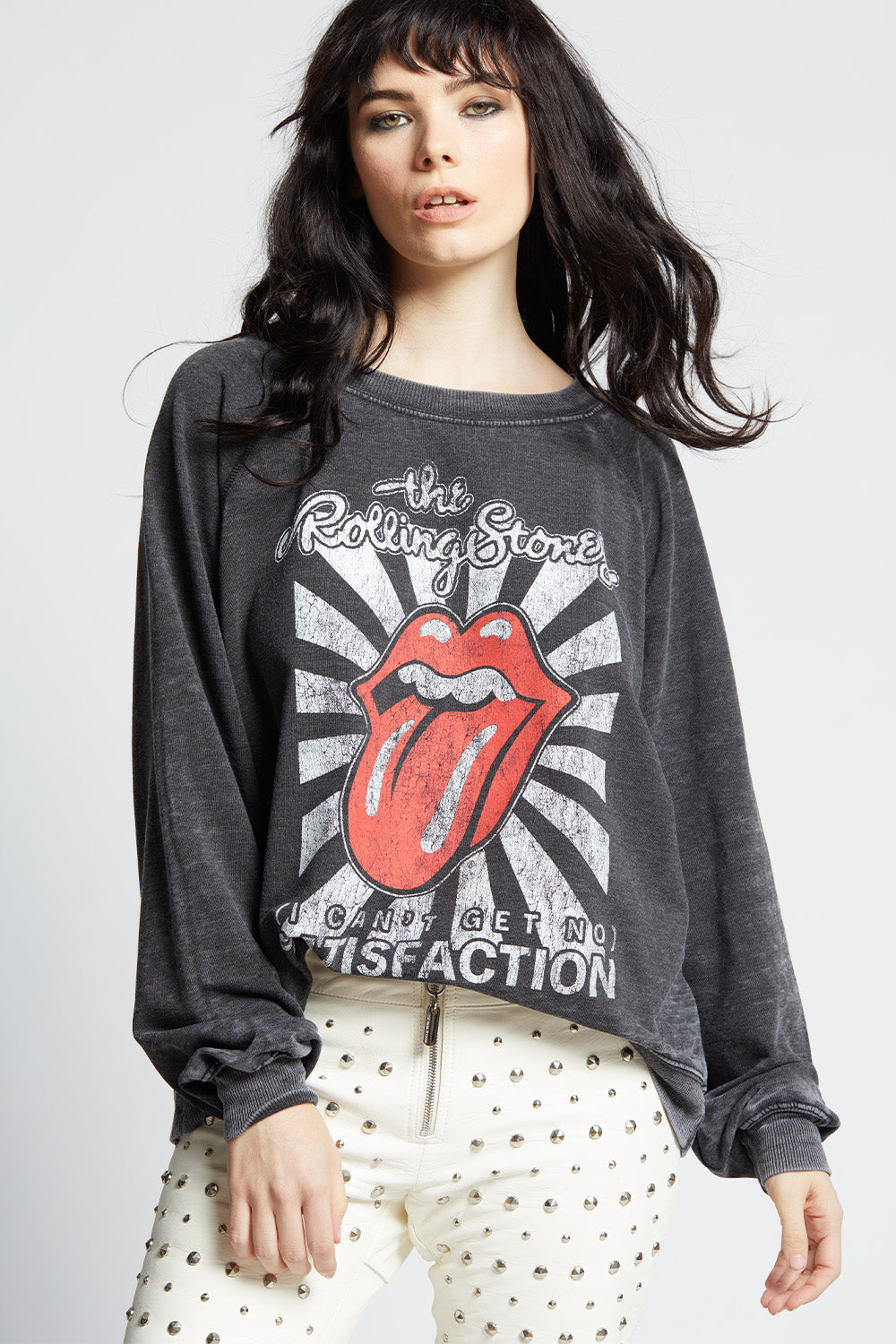 The Rolling Stones I Can't Get No Satisfaction Oversized Sweatshirt