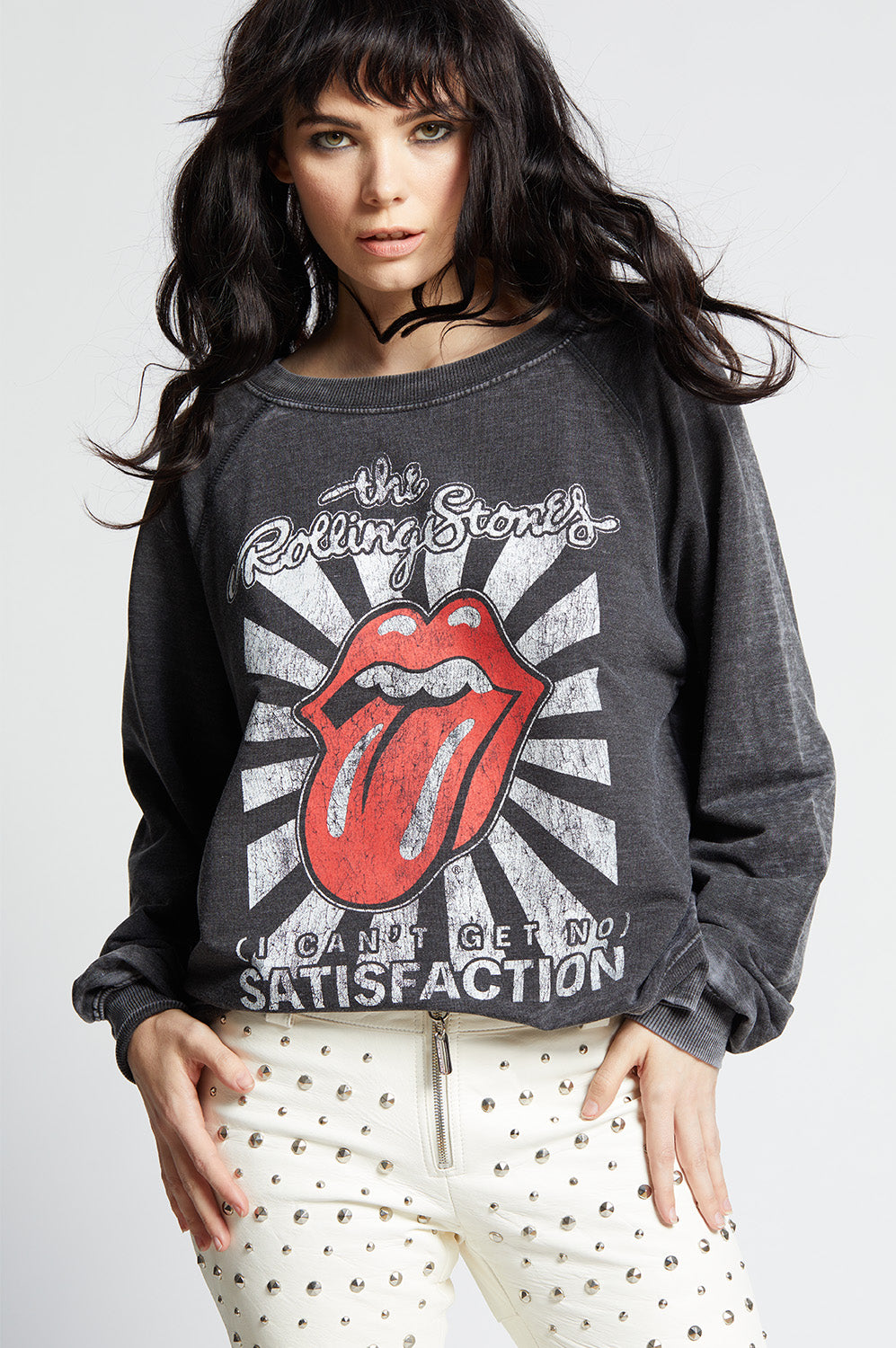 The Rolling Stones I Can't Get No Satisfaction Oversized Sweatshirt