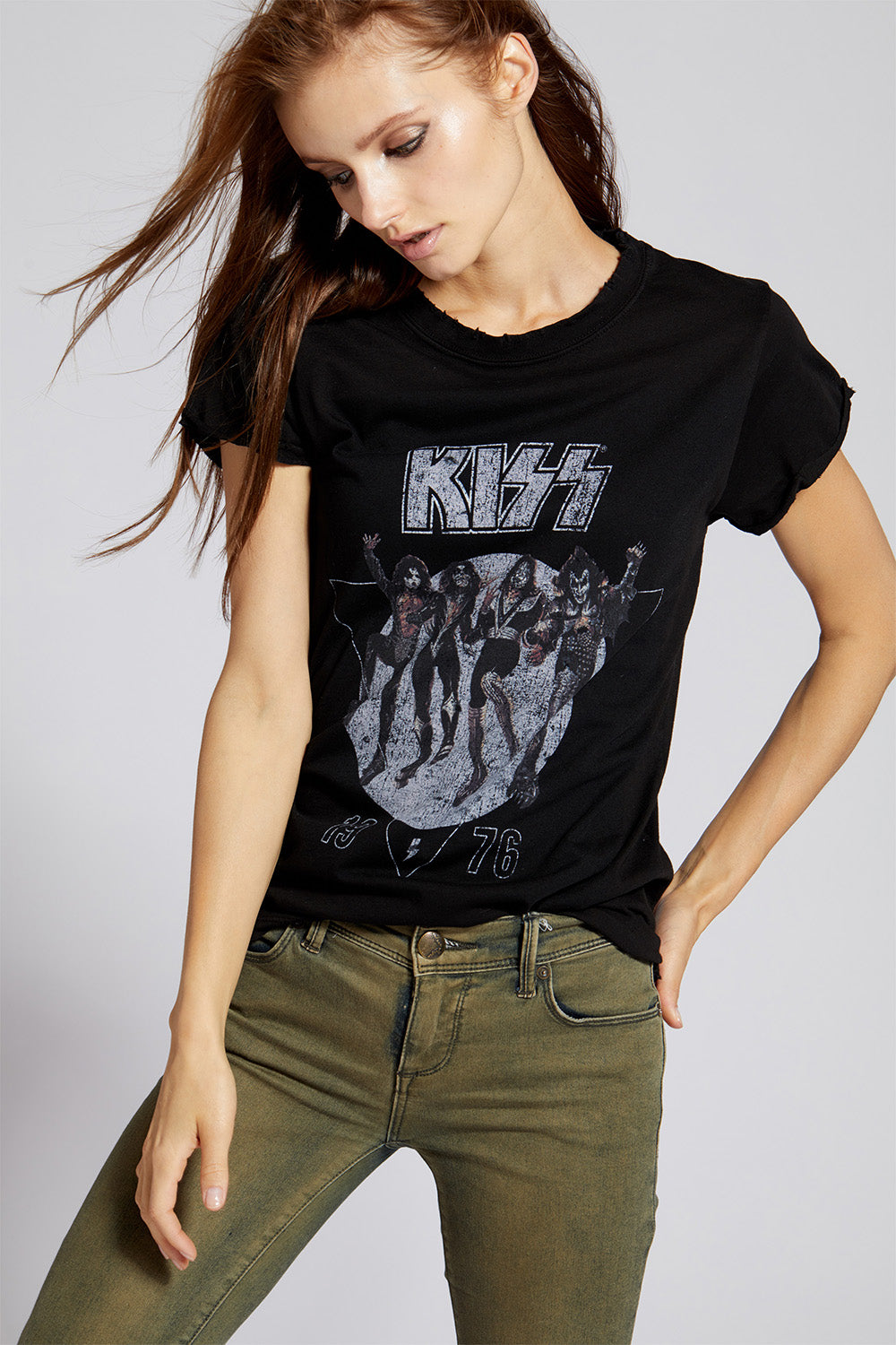 (ARCHIVE) KISS 1976 Roll Up Tee