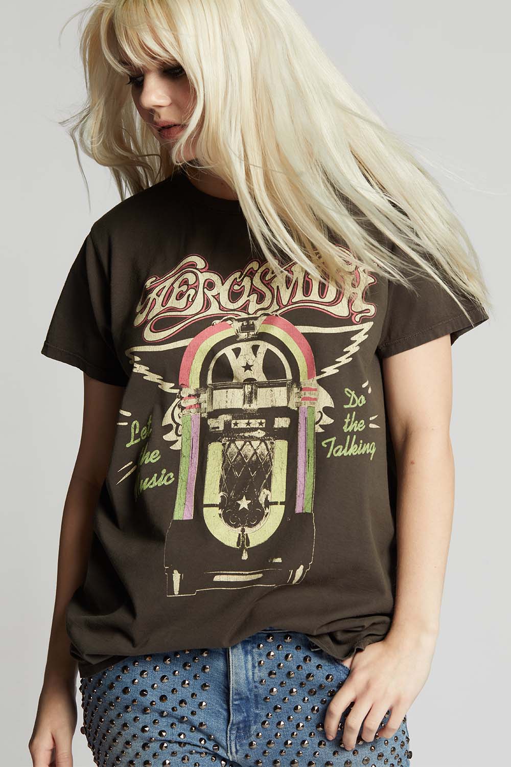 Aerosmith Jukebox Unisex Vintage Graphic Tee