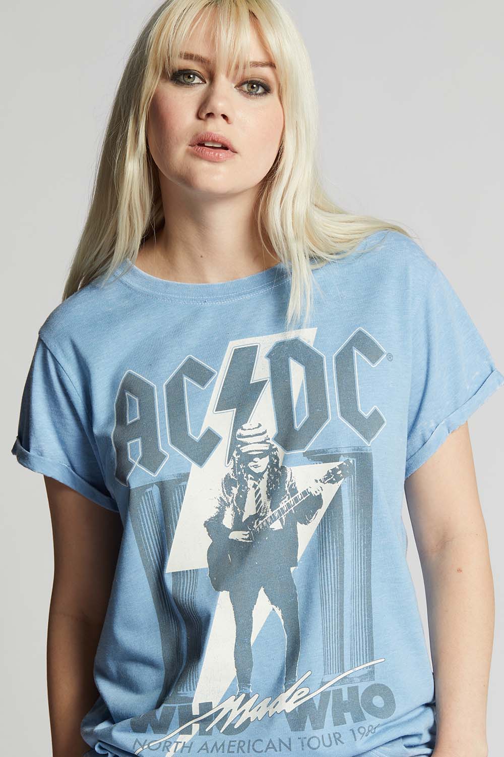 AC/DC Who Made Who 1986 Tour Vintage Graphic Tee