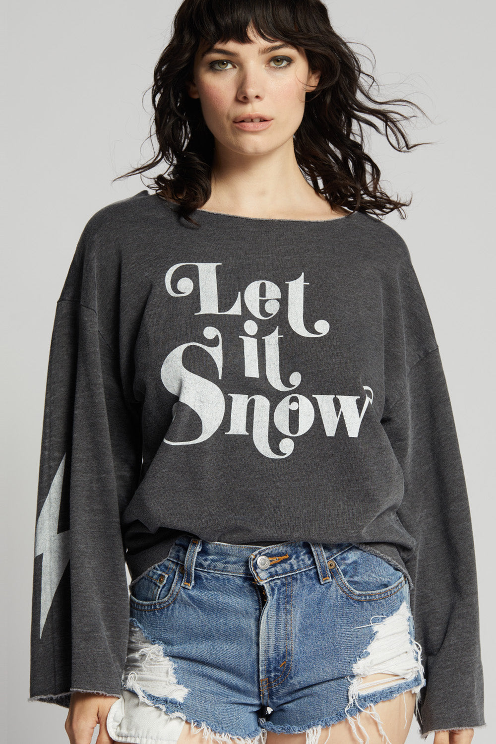 Let It Snow Bell Sleeve Tee