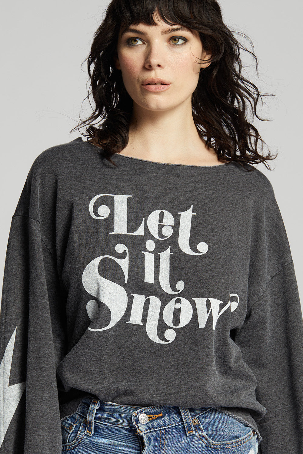 Let It Snow Bell Sleeve Tee
