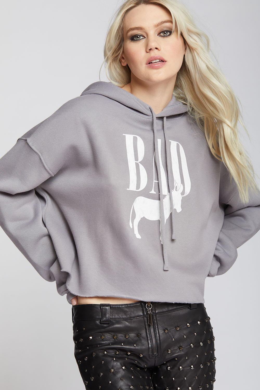 Bad A$$ Crop Hoodie
