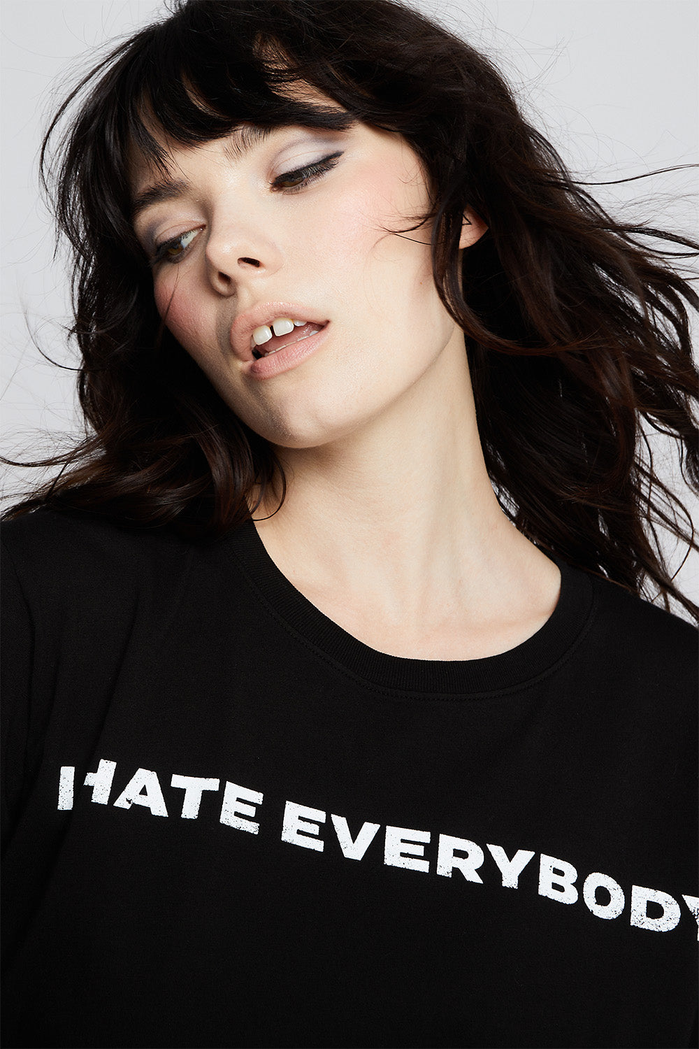 Unisex I Hate Everybody T-shirt in Black