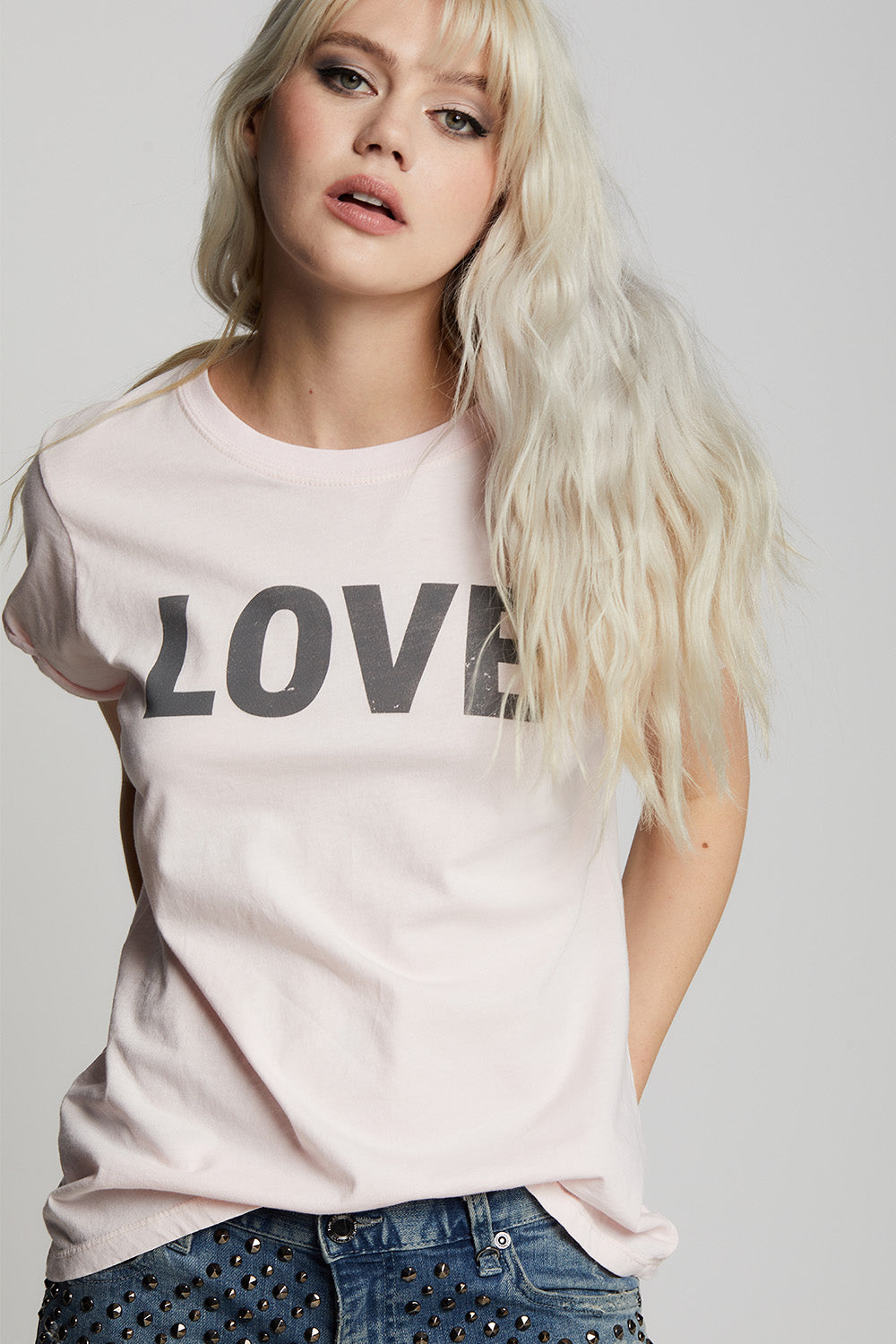 Women's Love T-shirt in Petal