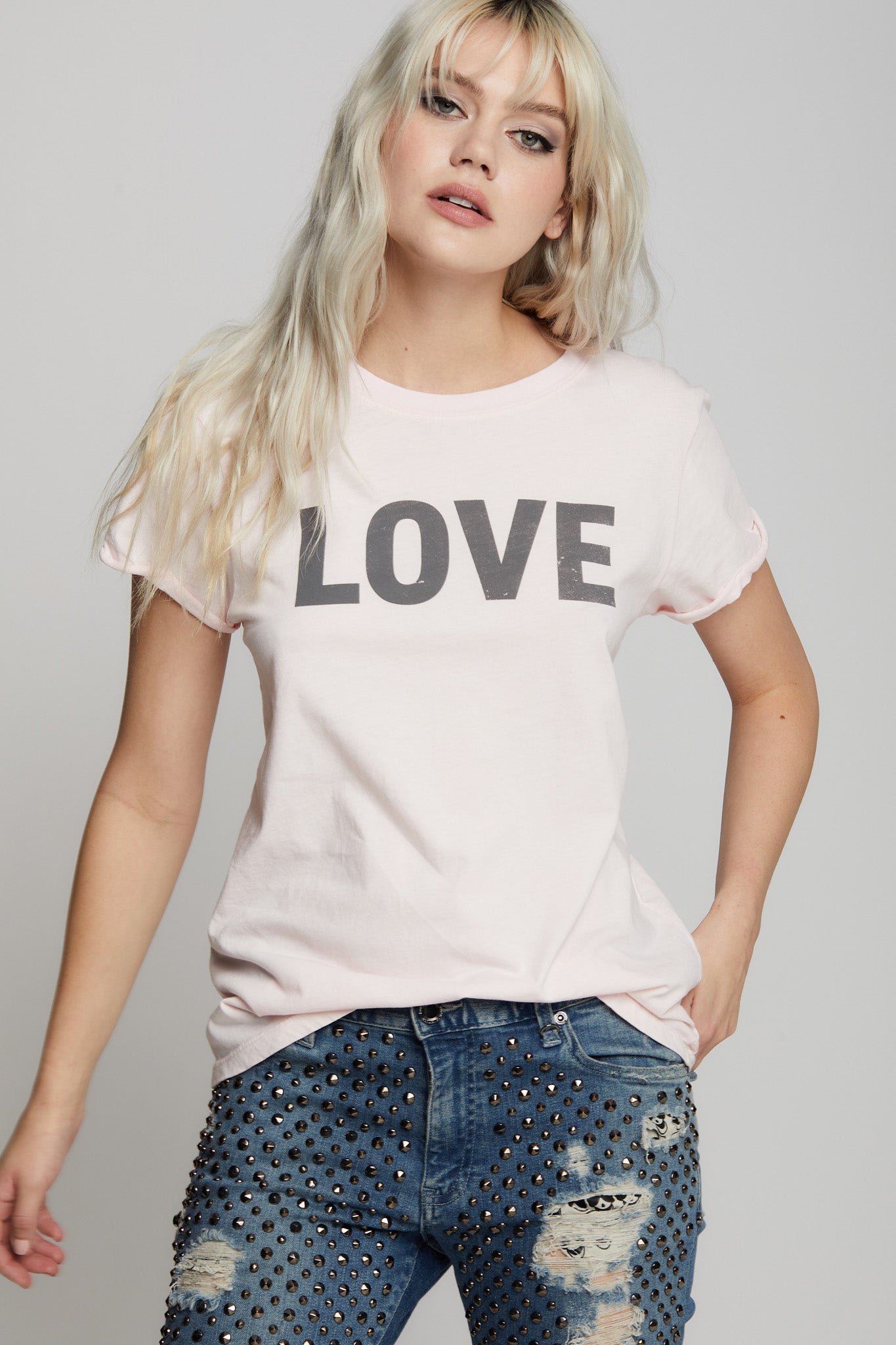 Women's Love T-shirt in Petal