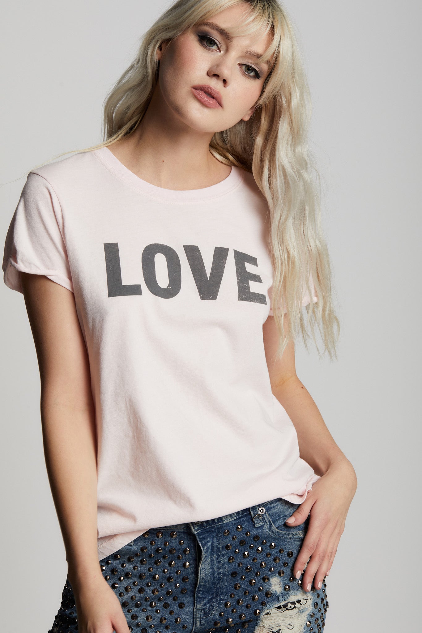 Women's Love T-shirt in Petal