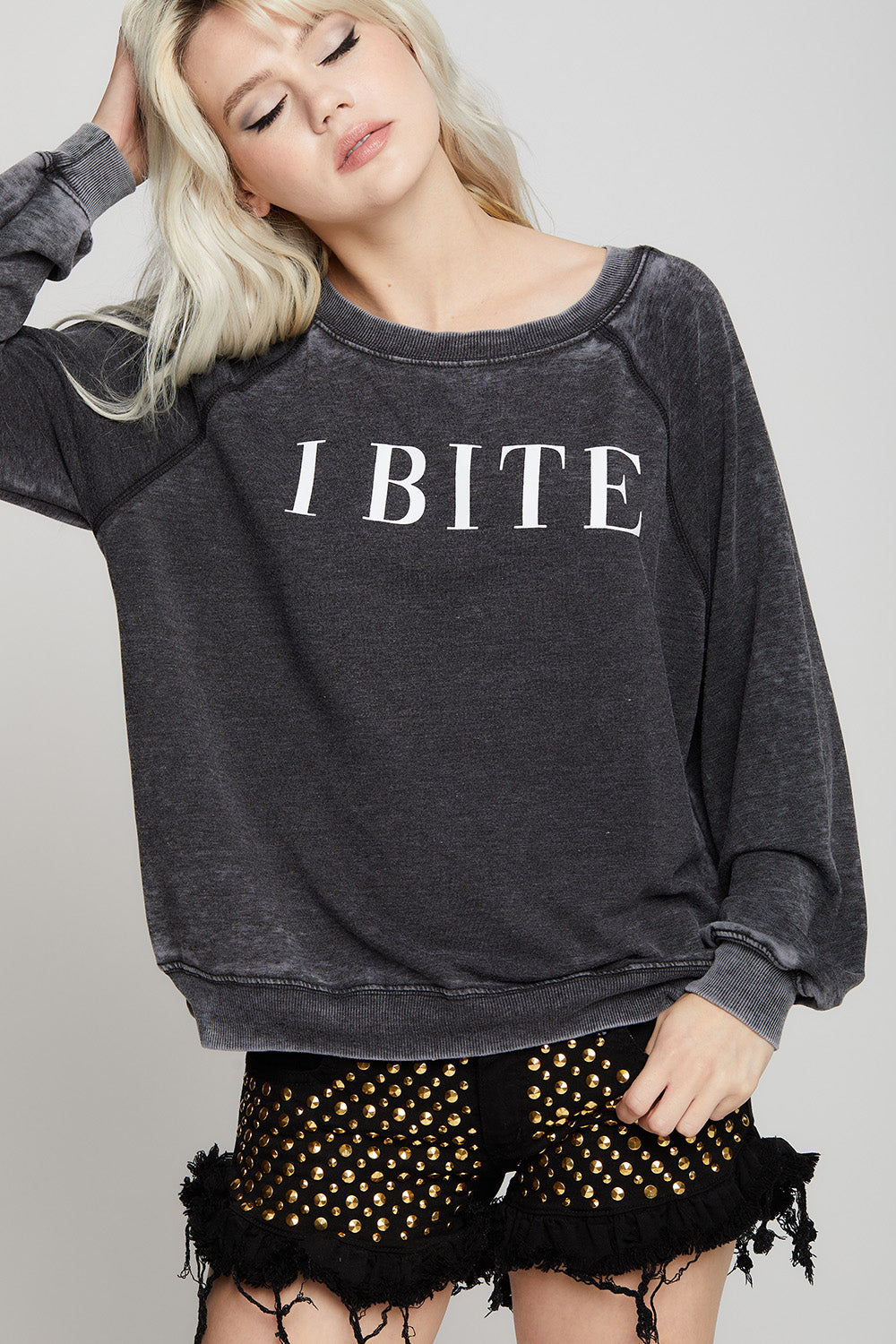 I Bite Sweatshirt