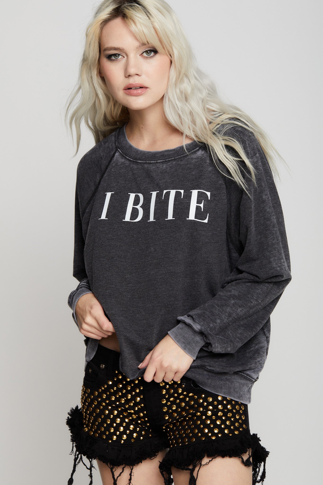 I Bite Sweatshirt