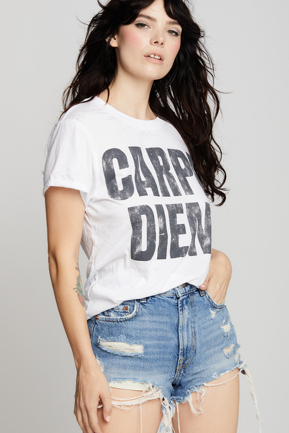 Women's Carpe Diem T-shirt in White