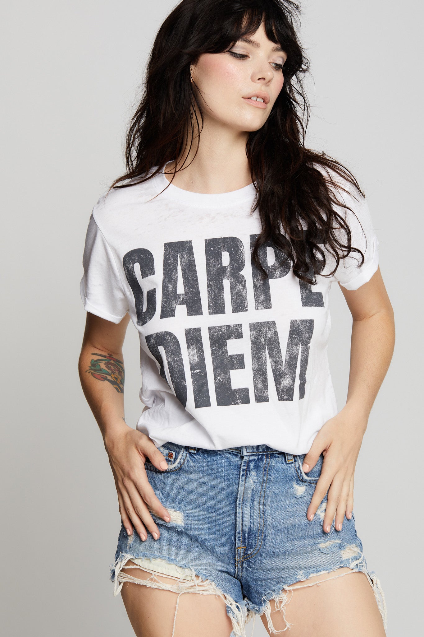 Women's Carpe Diem T-shirt in White