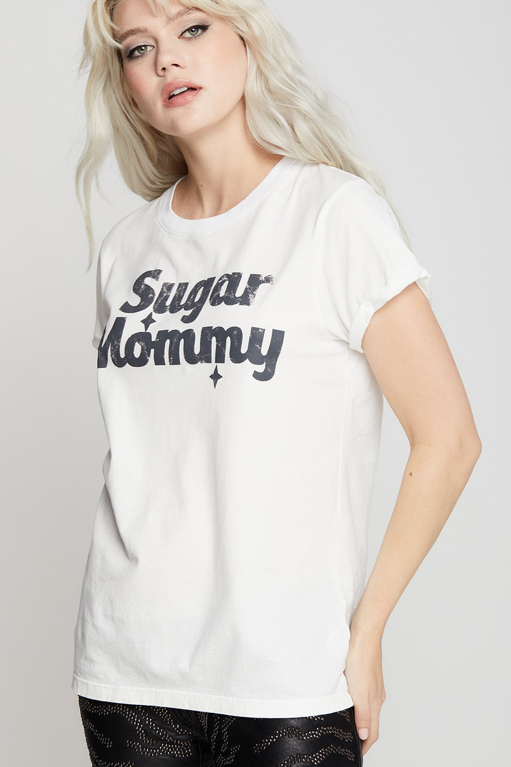 Women's Sugar Mommy T-shirt in White