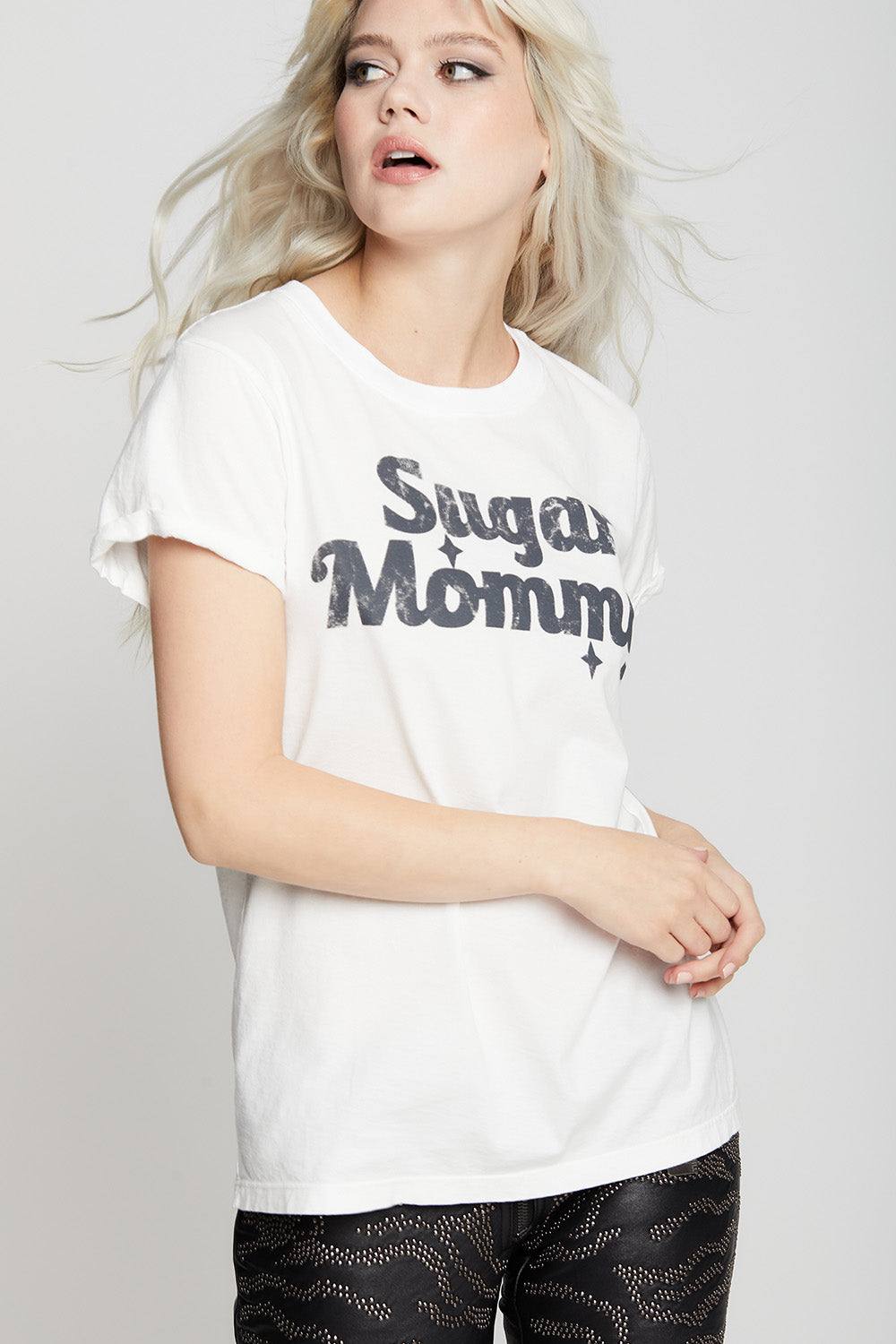 Women's Sugar Mommy T-shirt in White