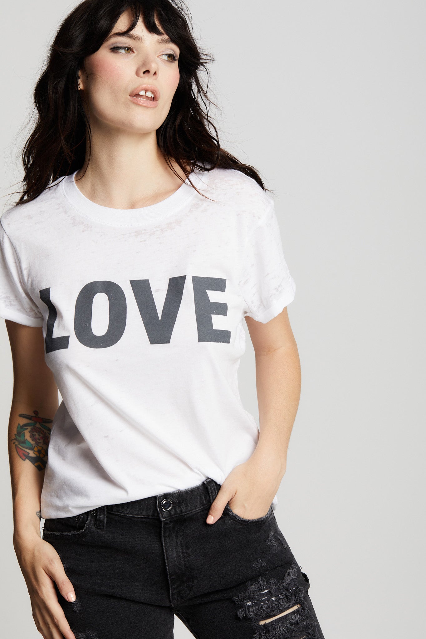 Women's Love T-shirt in White