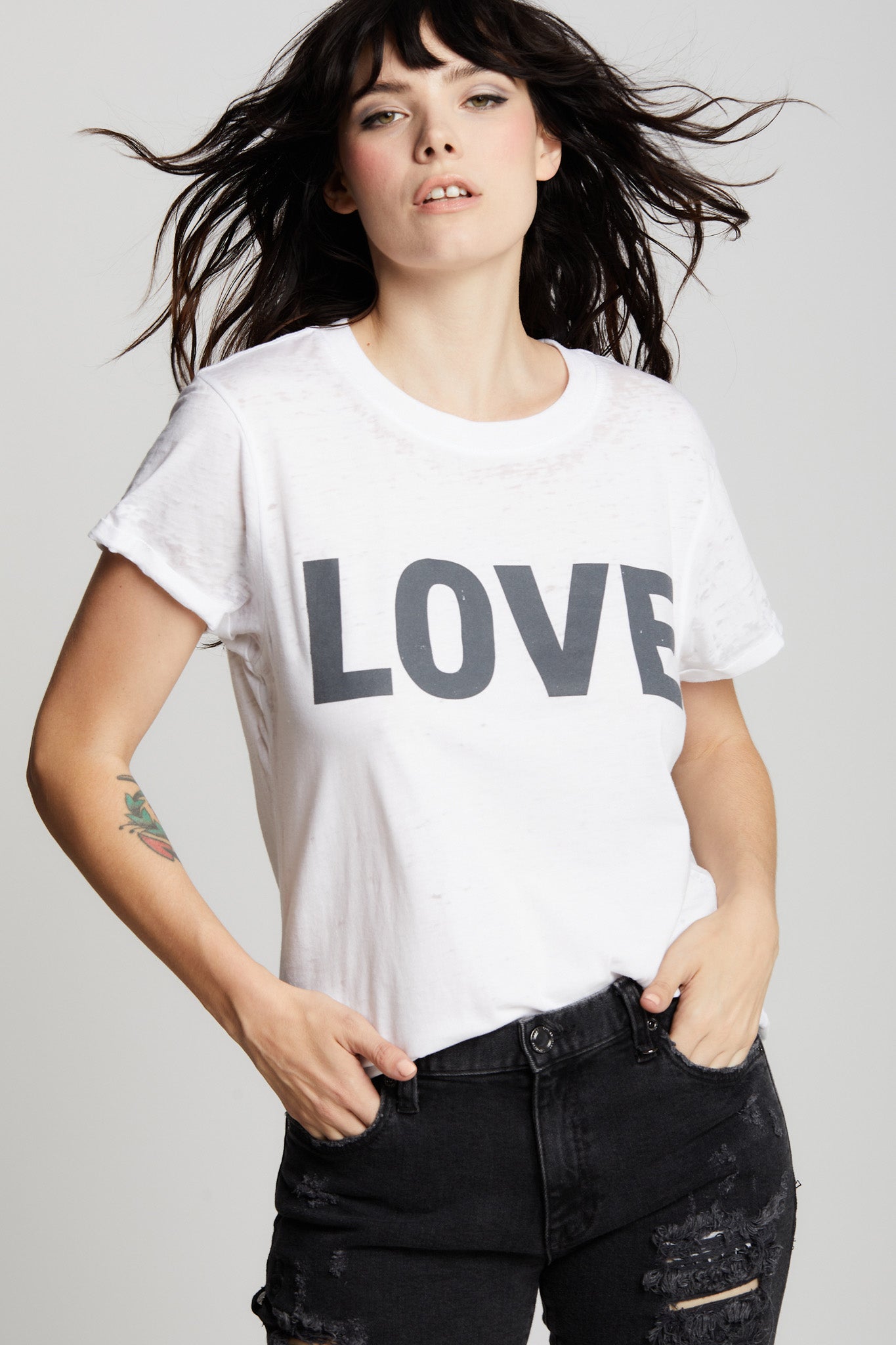 Women's Love T-shirt in White