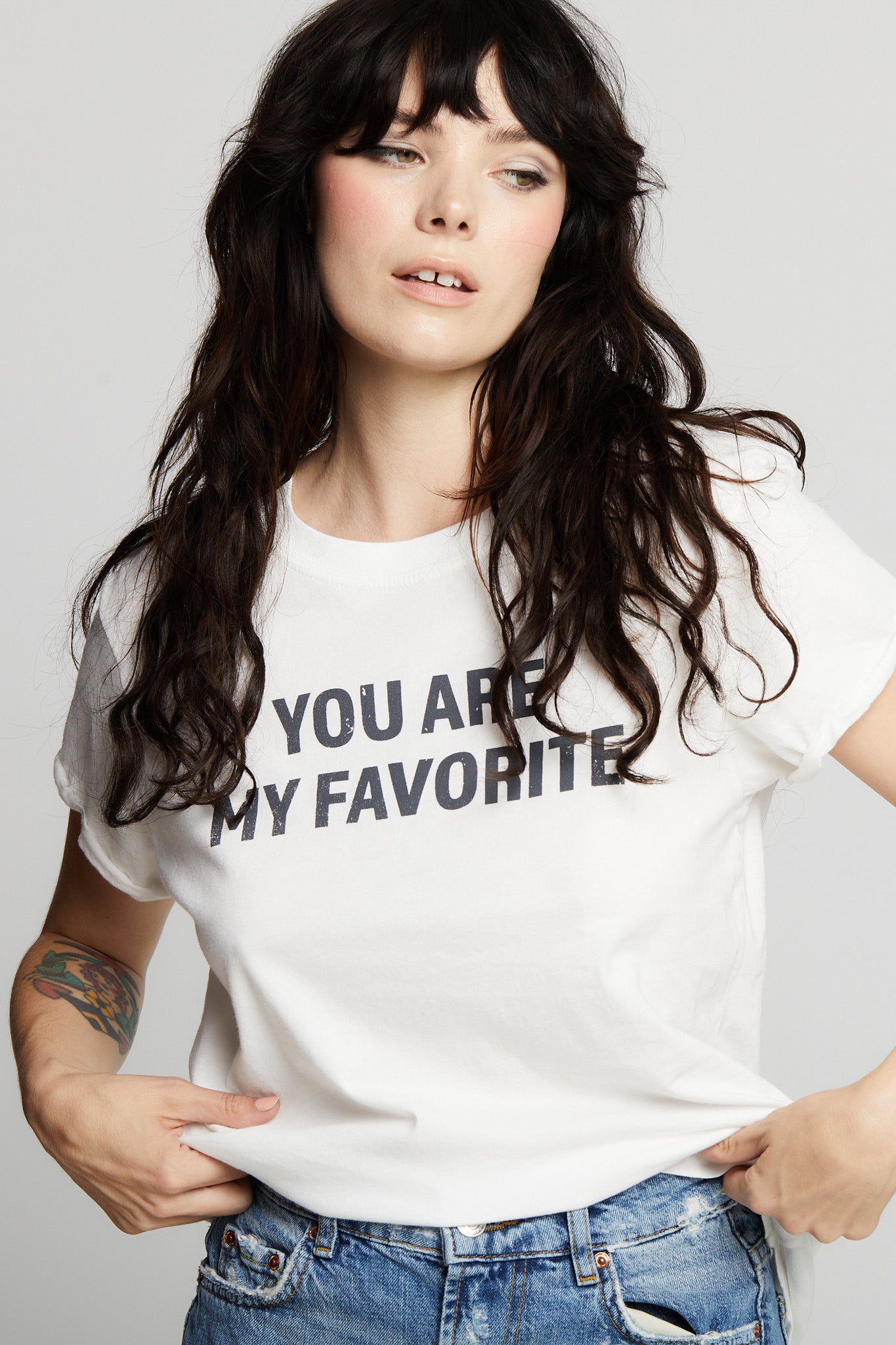 Women's You Are My Favorite T-shirt in White
