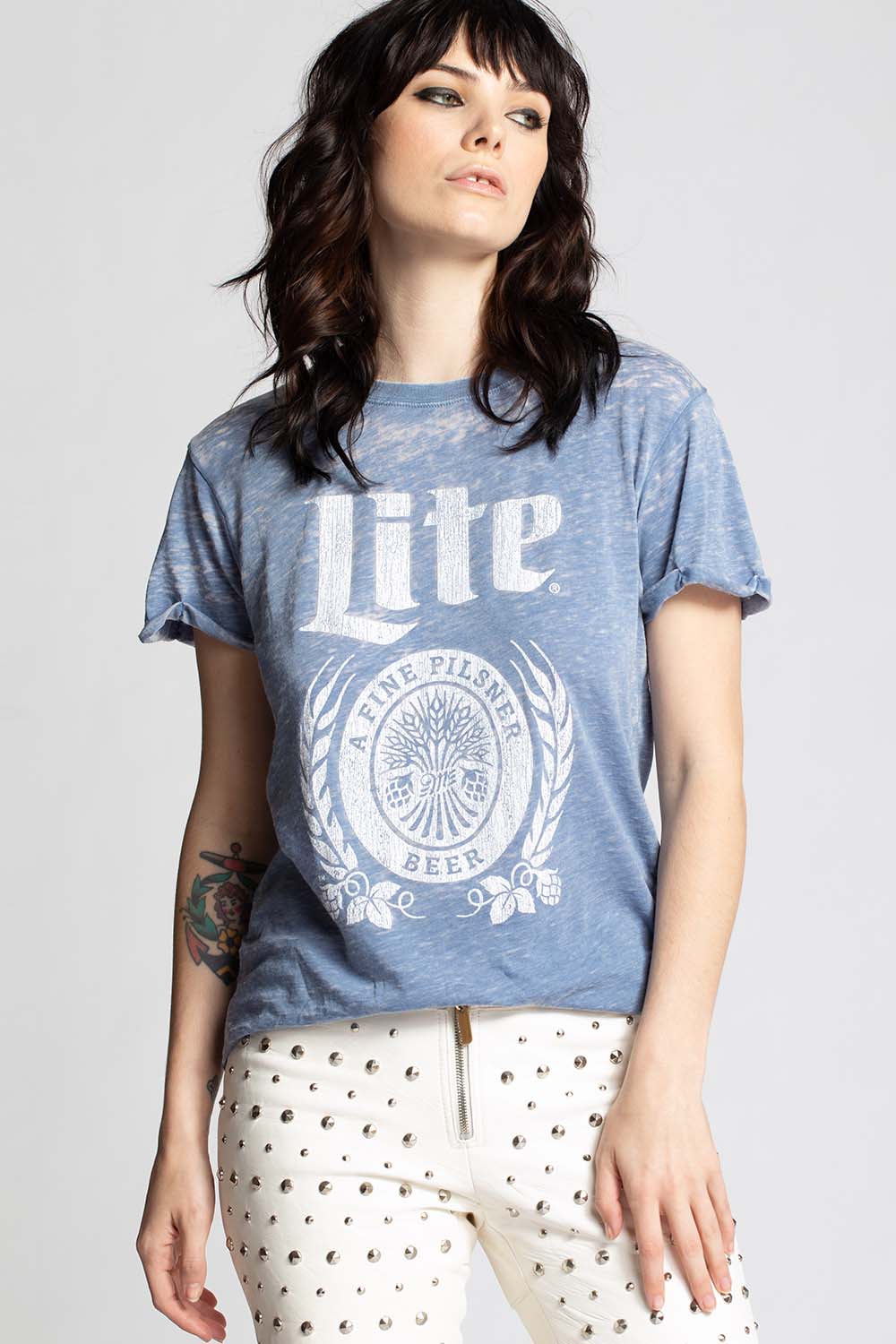 Miller Lite Authentic Graphics Vintage Tee