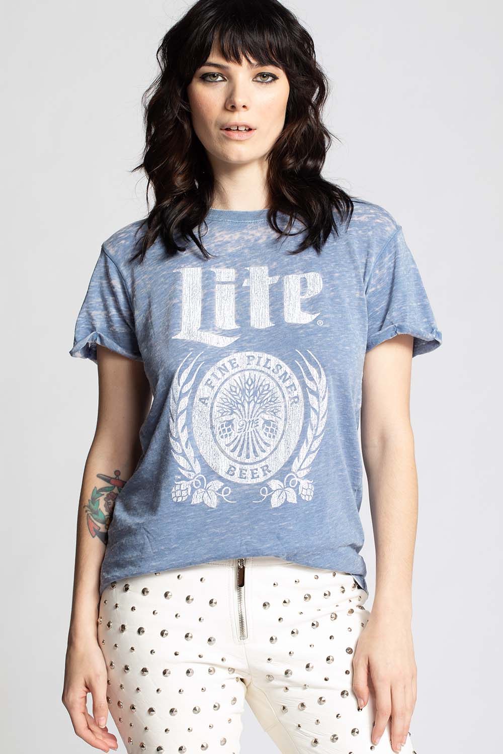 Miller Lite Authentic Graphics Vintage Tee