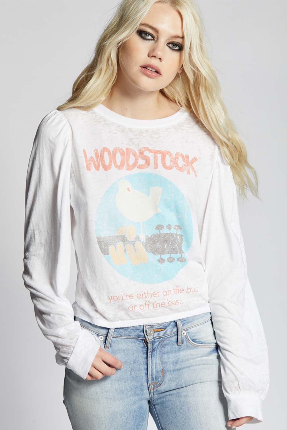 Woodstock Emblem Puff Sleeve